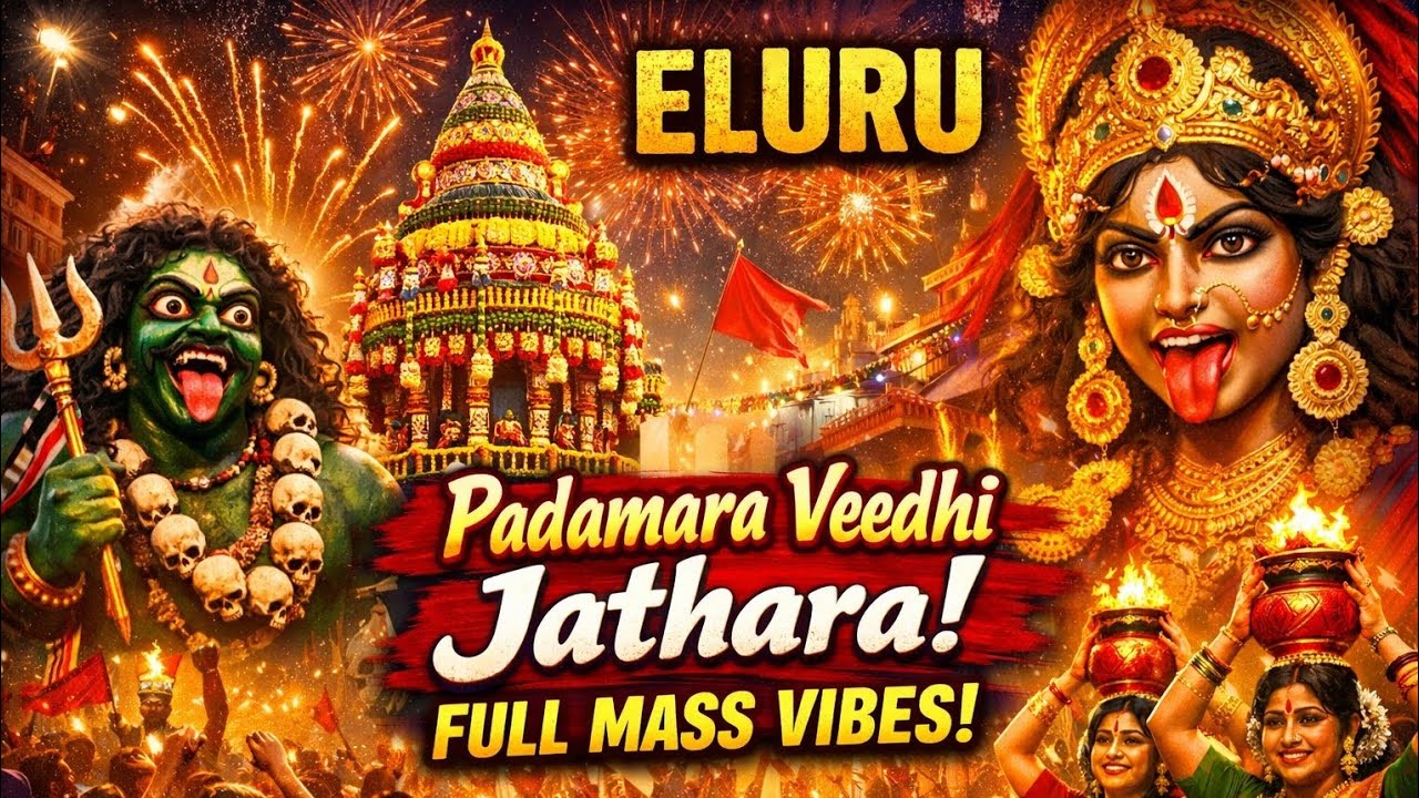 ELURU Padamara Veedhi Jathara | Full Mass Vibes