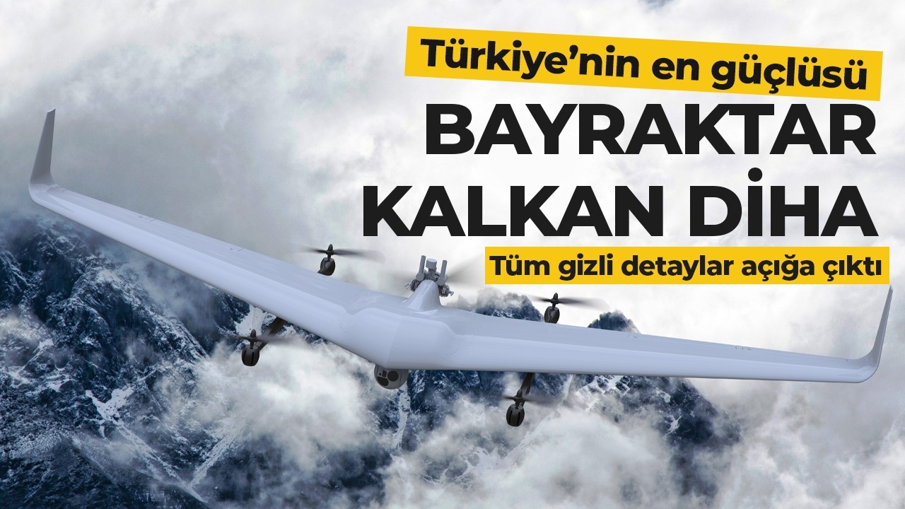 T&uuml;rkiye'nin en g&uuml;&ccedil;l&uuml; silahı Bayraktar Kalkan ortaya &ccedil;ıktı! Gizli detayları a&ccedil;ığa &ccedil;ıktı