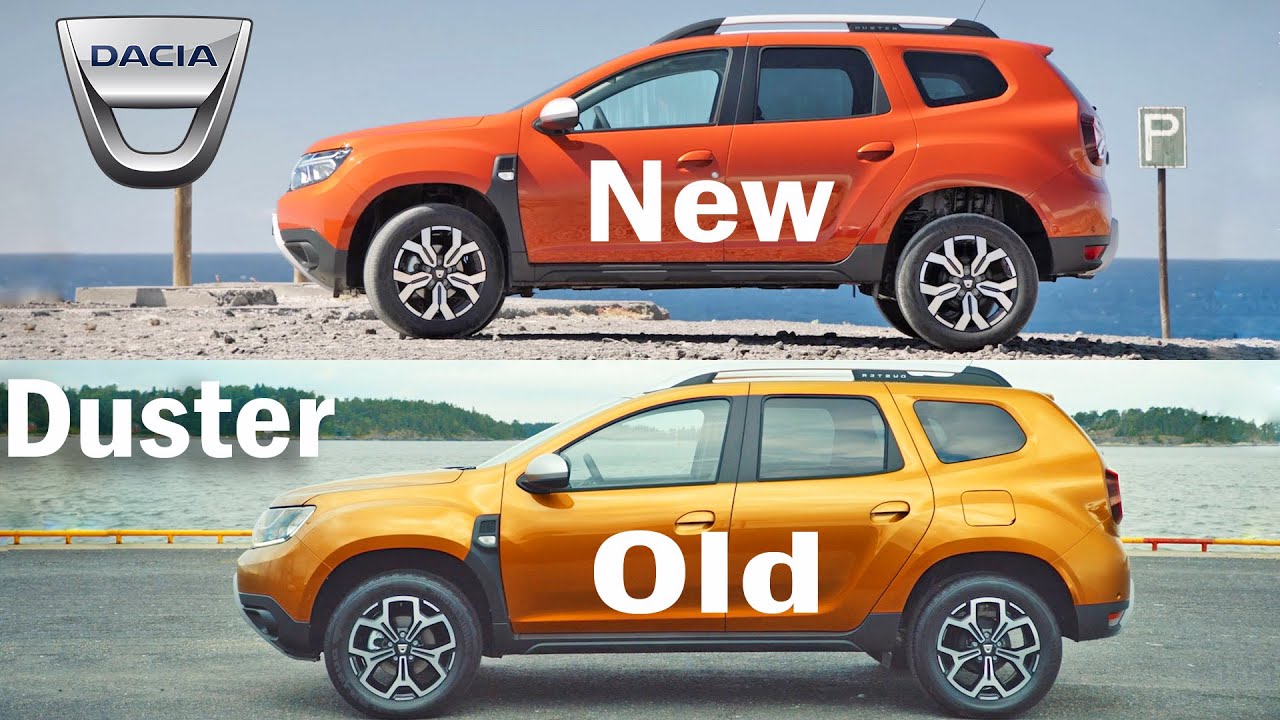 2022 new Dacia Duster vs old Dacia Duster 2017, interior & exterior visual compare