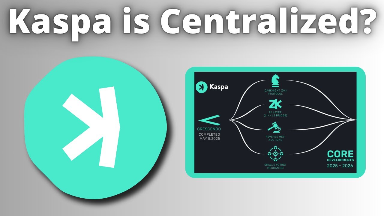 Does Kaspa Having A Roadmap Make It Centralized? (Responding To Bitcoin University)