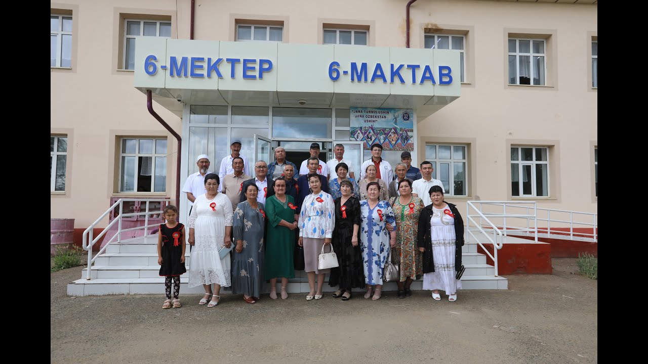 № 6 Мектепте 40 жыллык ушырасыу кешеси  18 05 2024 ж
