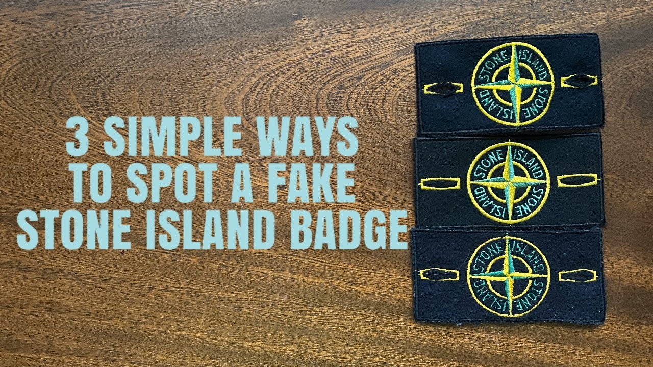 THE 3 EASIEST WAYS TO SPOT A FAKE STONE ISLAND BADGE