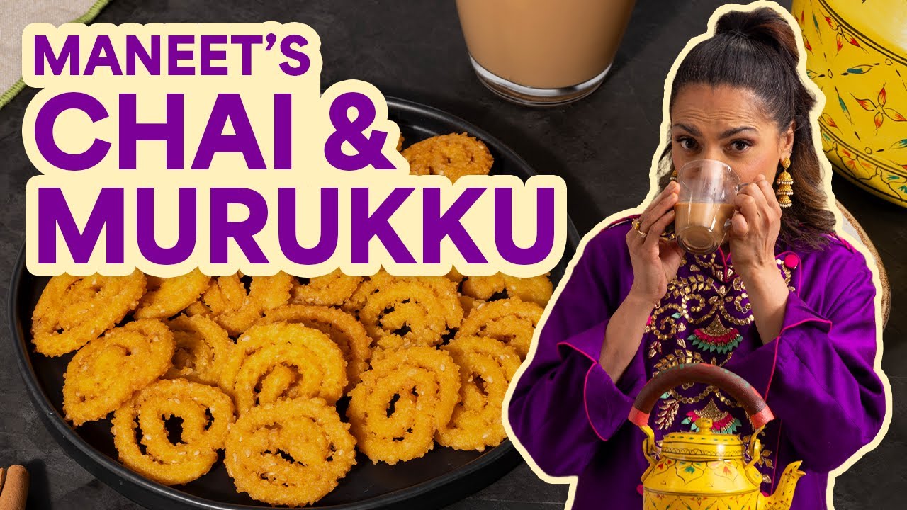 How to Make Maneet Chauhan's Chai and Murukku | Maneet's Eats | Food Network