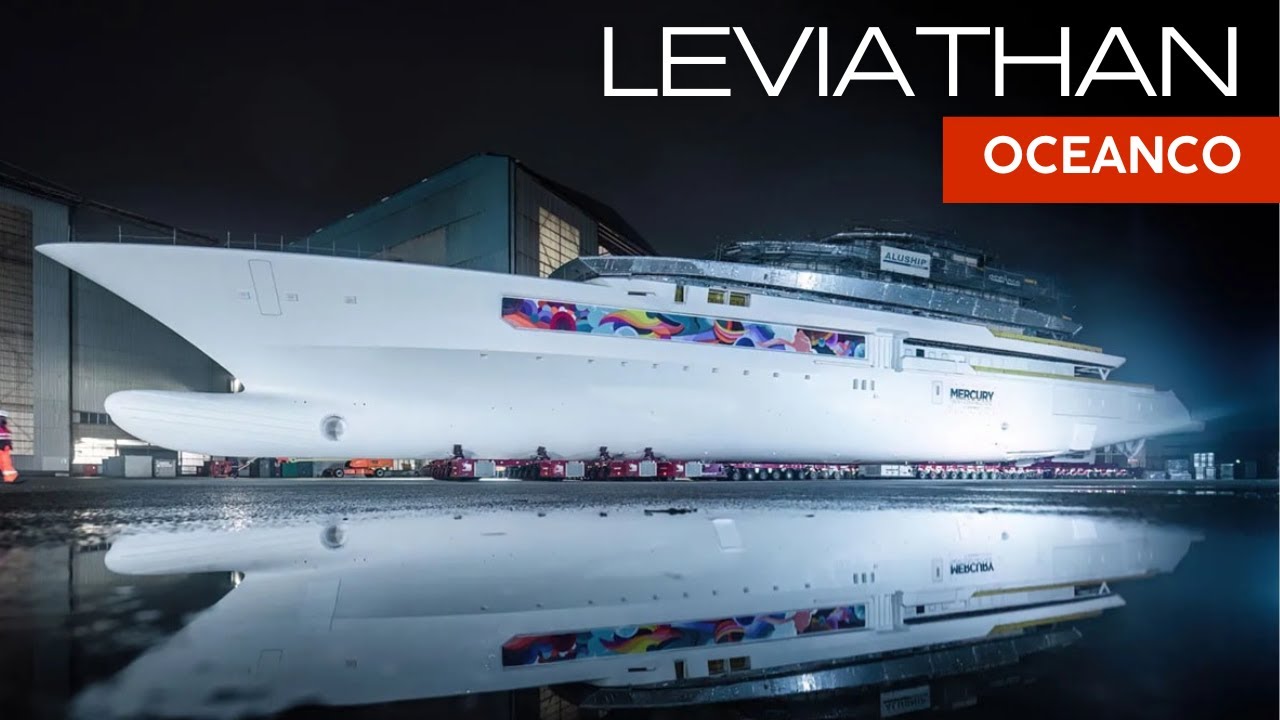 $500M Superyacht LEVIATHAN - 364ft Beast Built for Gaming Billionaire Gabe Newell!