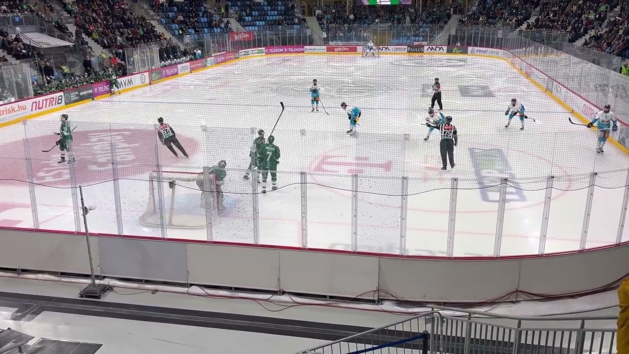 ICE HOCKEY LEAGUE🥅🏒🇦🇹 FERENCVÁROS🟢⚪️➖BLACK WINGS LINZ🔵🟠