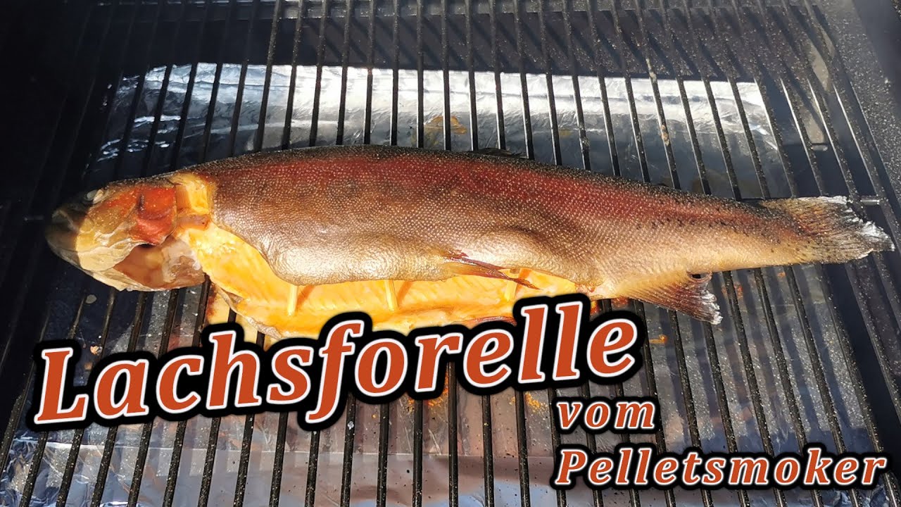 Lachsforelle vom Pelletsmoker