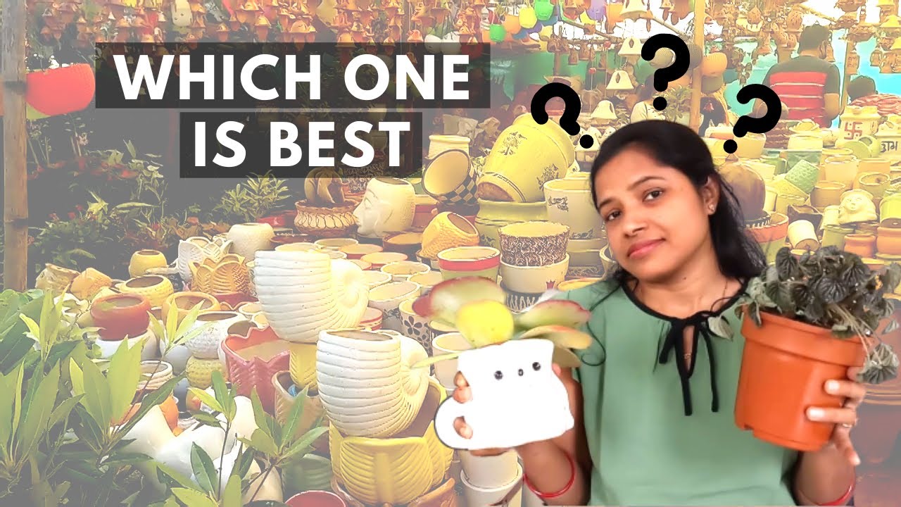 Which Pot is Best for Plants| Plant Pots|Ceramic, plastic, terracotta, metal |e URBAN ORGANIC GARDEN