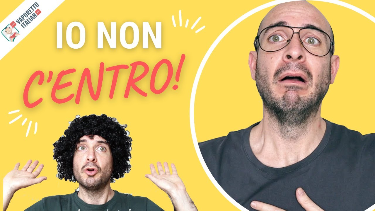 Il verbo ENTRARCI in italiano | Lezioni di italiano con Francesco