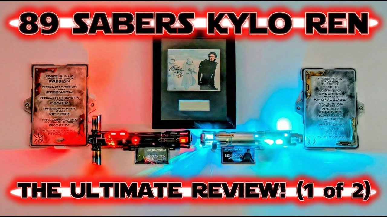 The Most ACCURATE Kylo Ren Lightsaber? (89 Sabers Review)