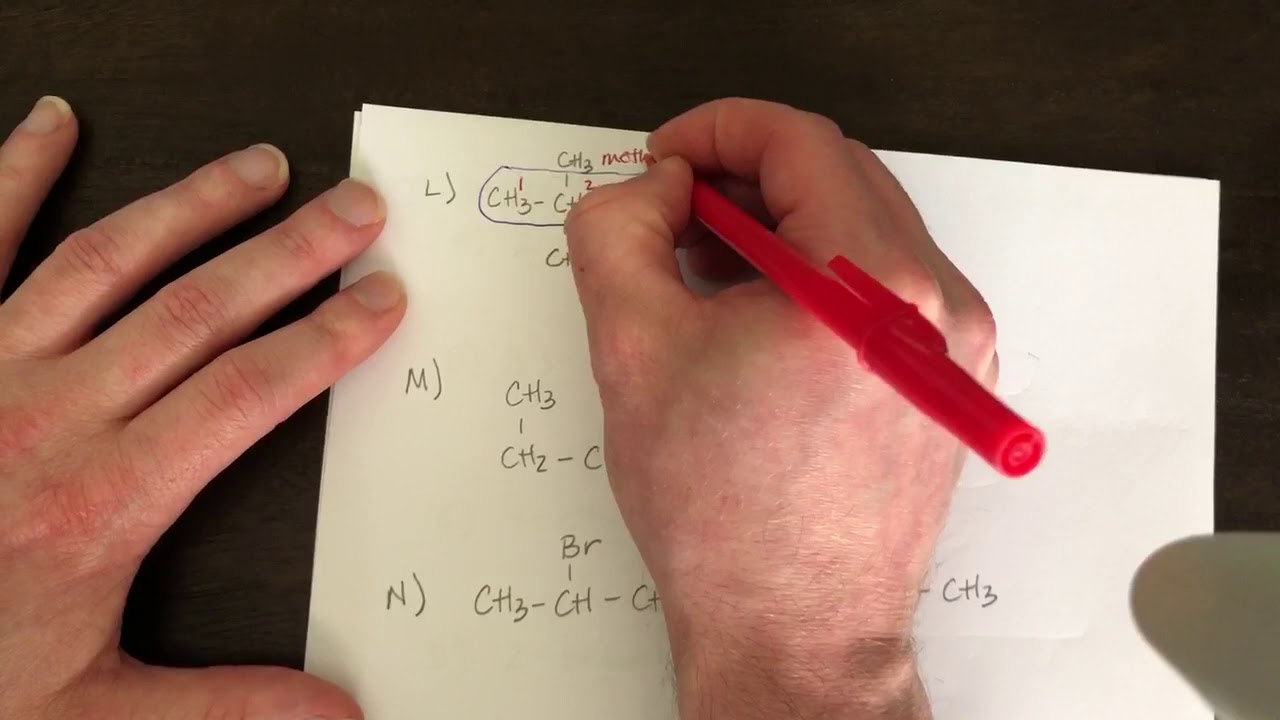 Naming Organic Compounds: Alkanes Practice Problems