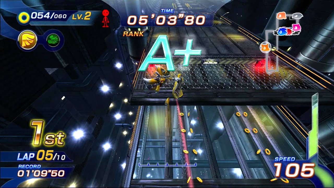 Sonic Free Riders: Final Factory (Standard / Free Race) {10 Laps} [1080 HD]