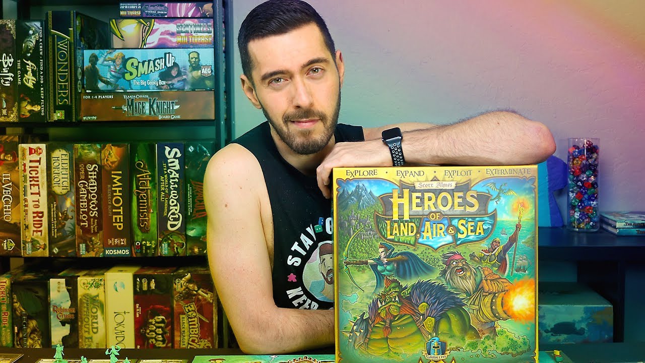 Prep & Play: How to play Heroes of Land. Air & Sea SOLO in 7 minutes!