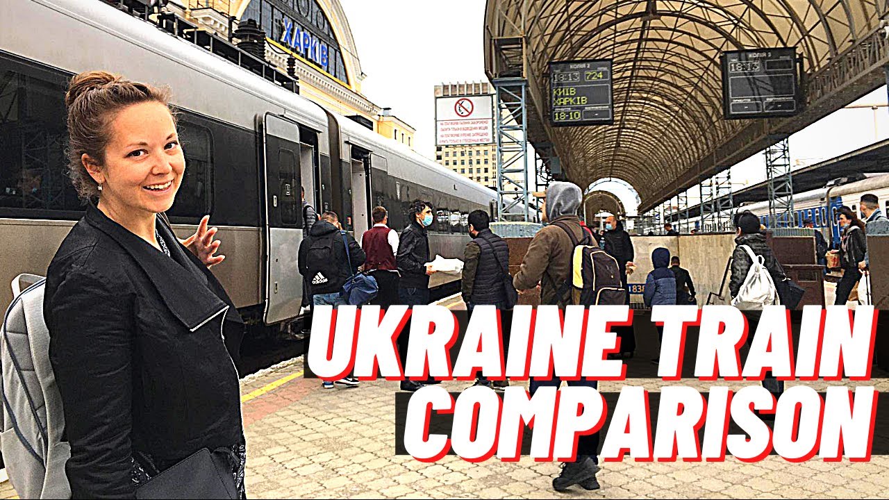 UKRAINE TRAINS || 1st Class vs 2nd Class intercity train travel in Ukraine || Ukrainian intercity