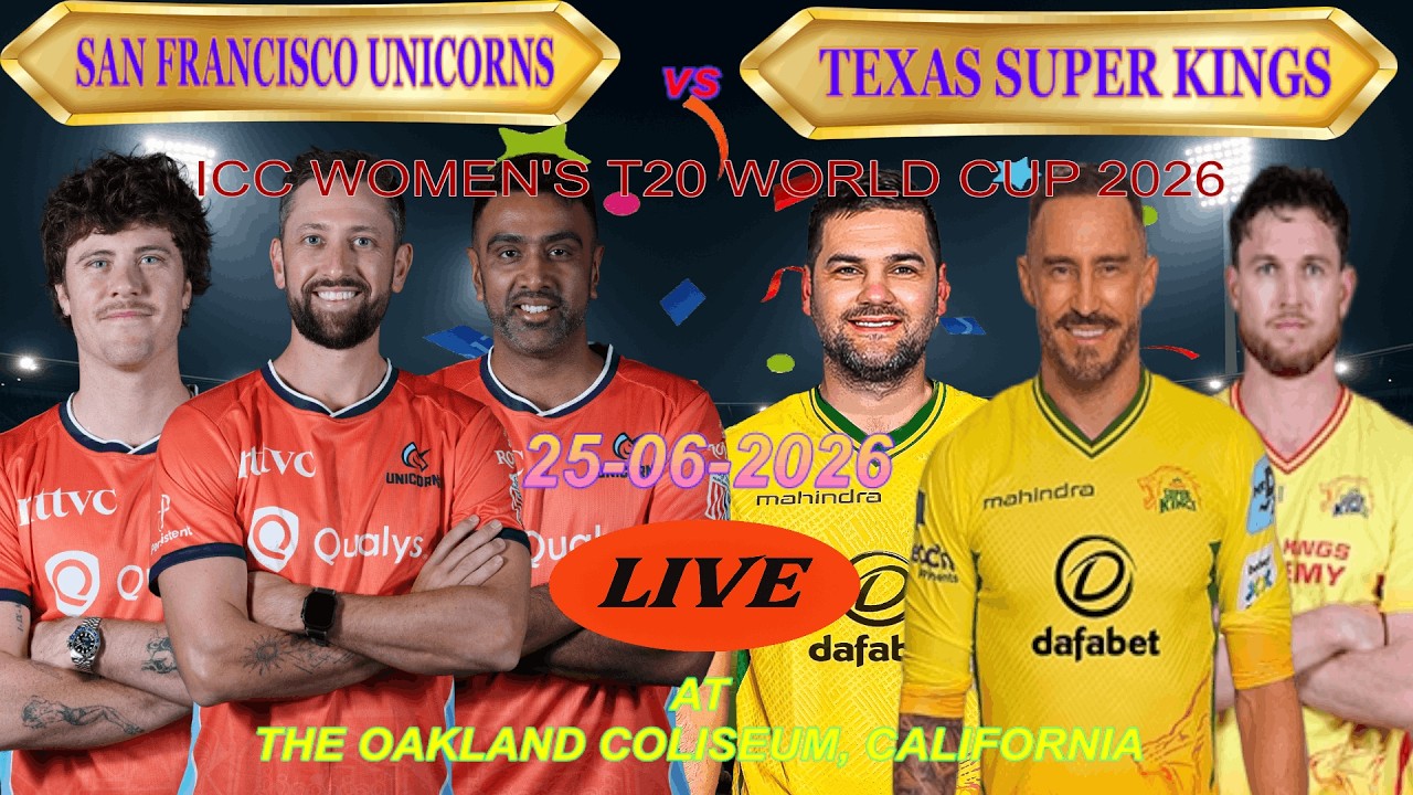 San Francisco Unicorns vs Texas Super Kings 8th Match #sanfransicounicorns #tsk #cricketlive
