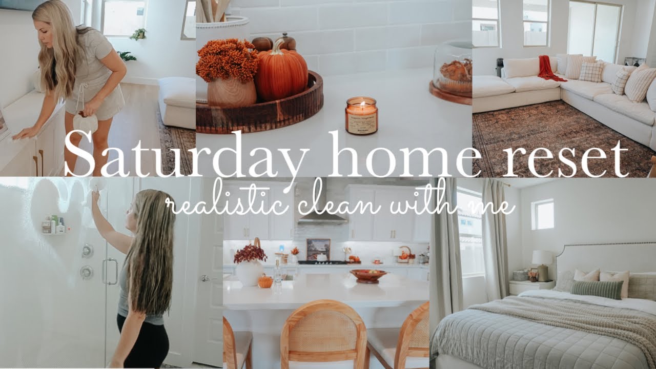 NEW ✨ SATURDAY HOME RESET || CLEAN WITH ME || house cleaning
