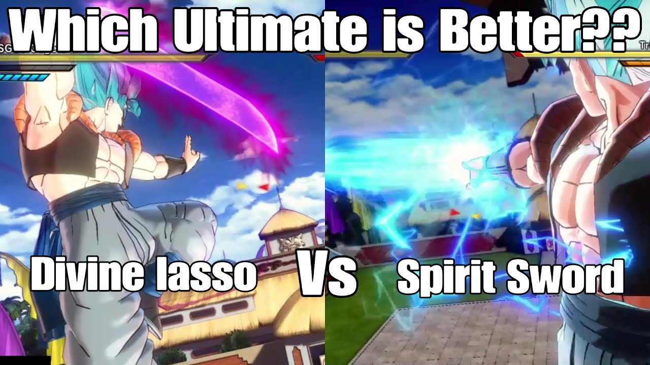 Xenoverse 2 Skill Test! Divine Lasso VS. Spirit Sword! Which Sword Ultimate is the Best??