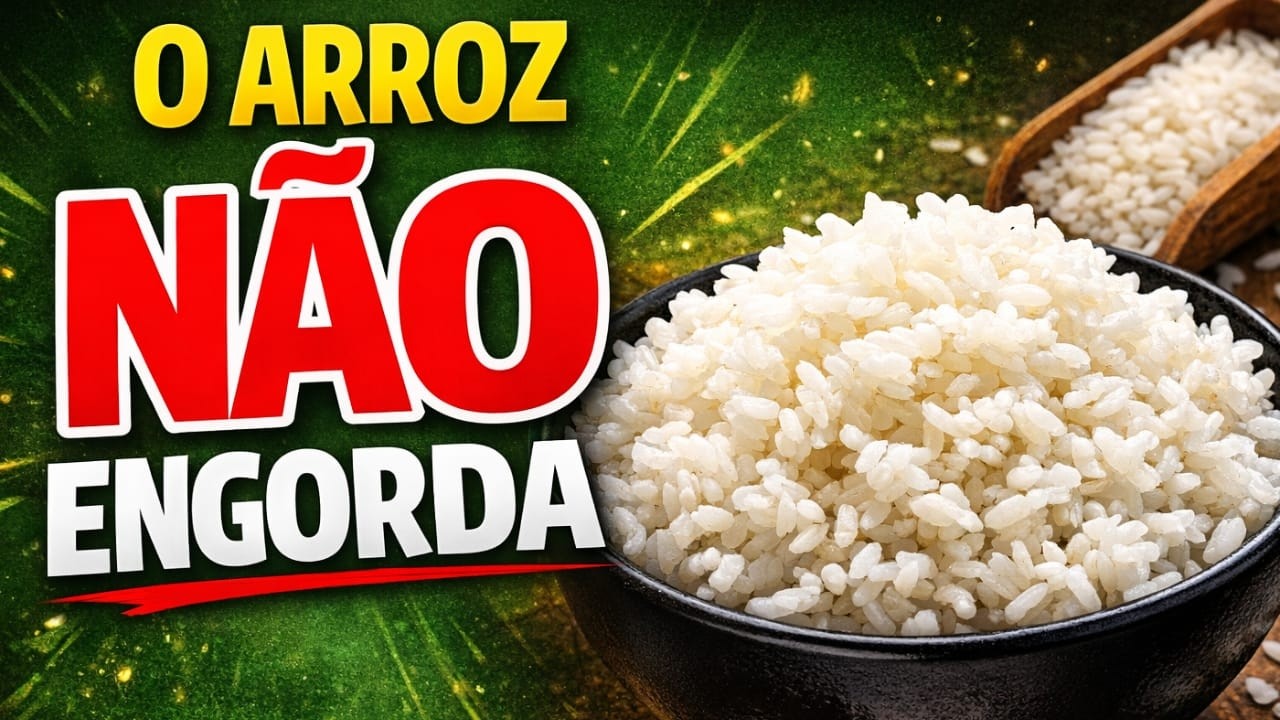 O ARROZ ENGORDA? A Verdade Que Quase Ninguém Explica.