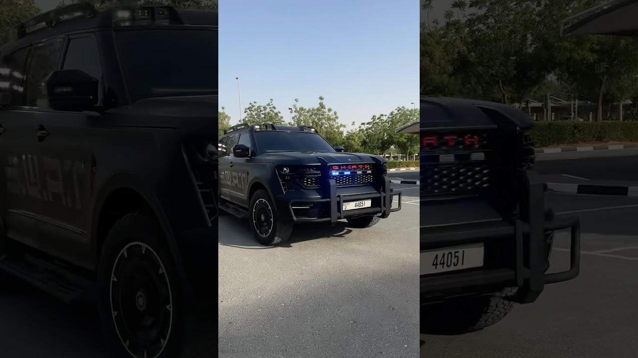 The World&rsquo;s Most Futuristic SWAT Car! 😱🚨 ​⁠@sbxcars  #swat #police #cars