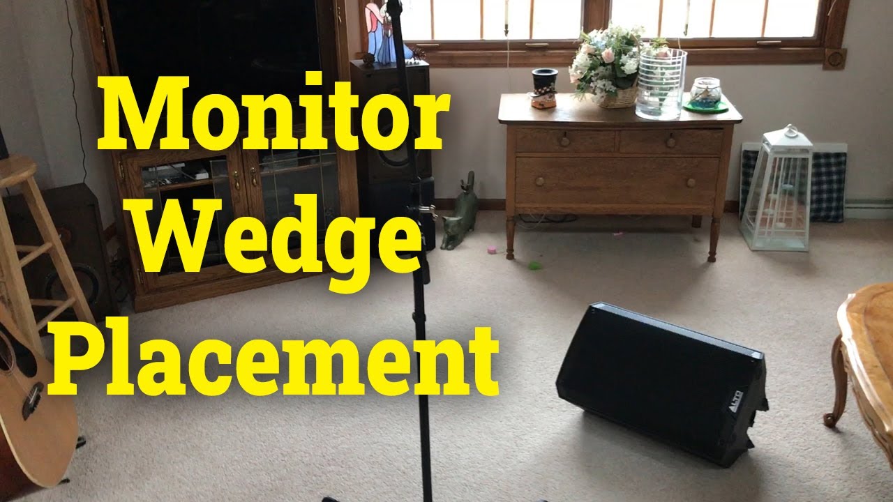 Monitor Wedge Stage Placement, Live Sound.