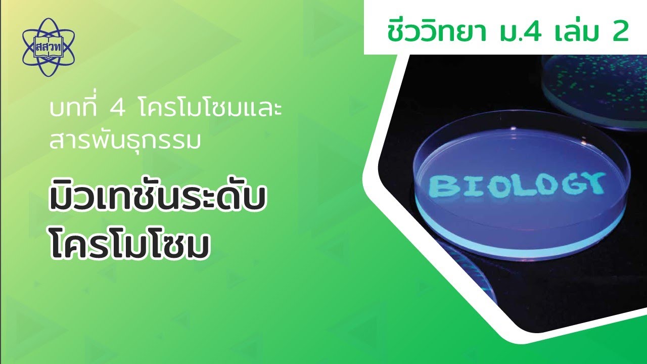 มิวเทชันระดับโครโมโซม (ชีววิทยา ม. 4 เล่ม 2 บทที่ 4)