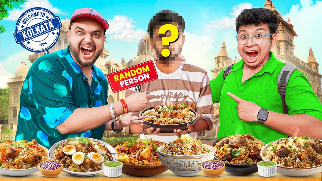 Trying Random Person Favourite Biryani in Kolkata 😱😱 @theindianmukbanger1596