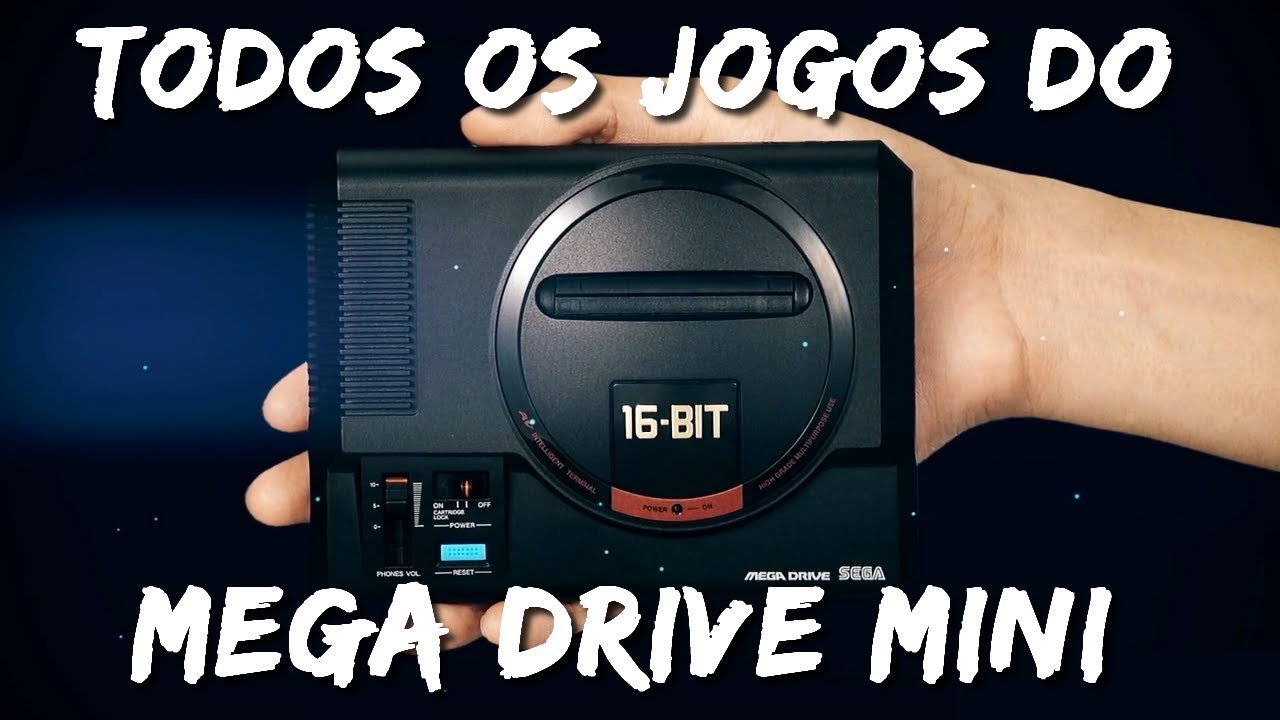 MEGA DRIVE MINI: Conheça TODOS os jogos na memória!