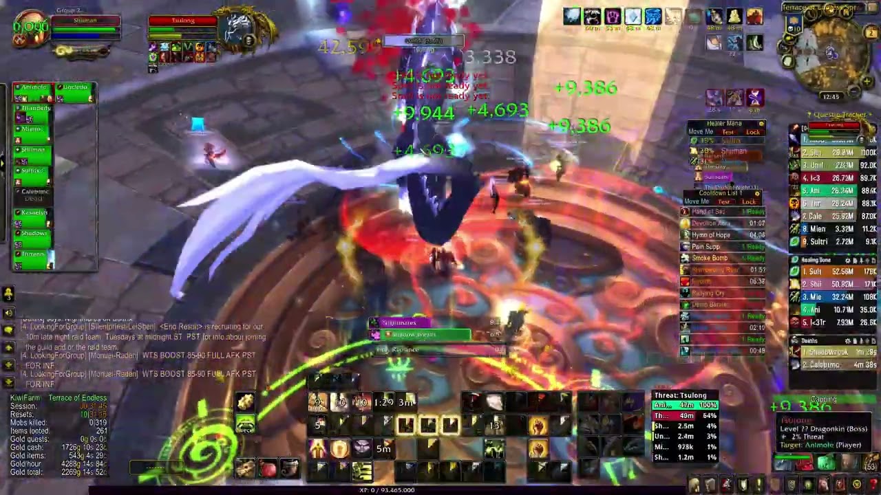 Tsulong 10 man Heroic ( Holy Paladin POV ) TOES - MoP Classic