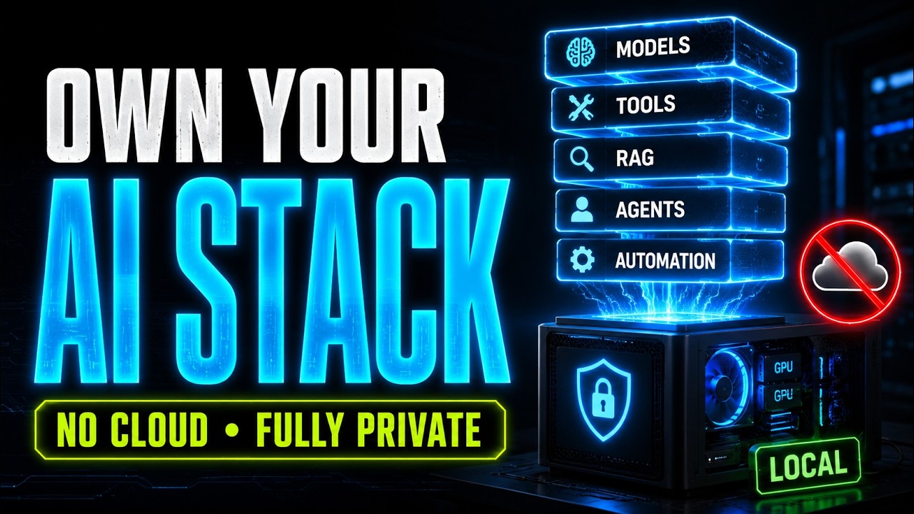 Build Your Own Fully Private, Local AI Stack (Chat, RAG, Coding Agent, Automation)