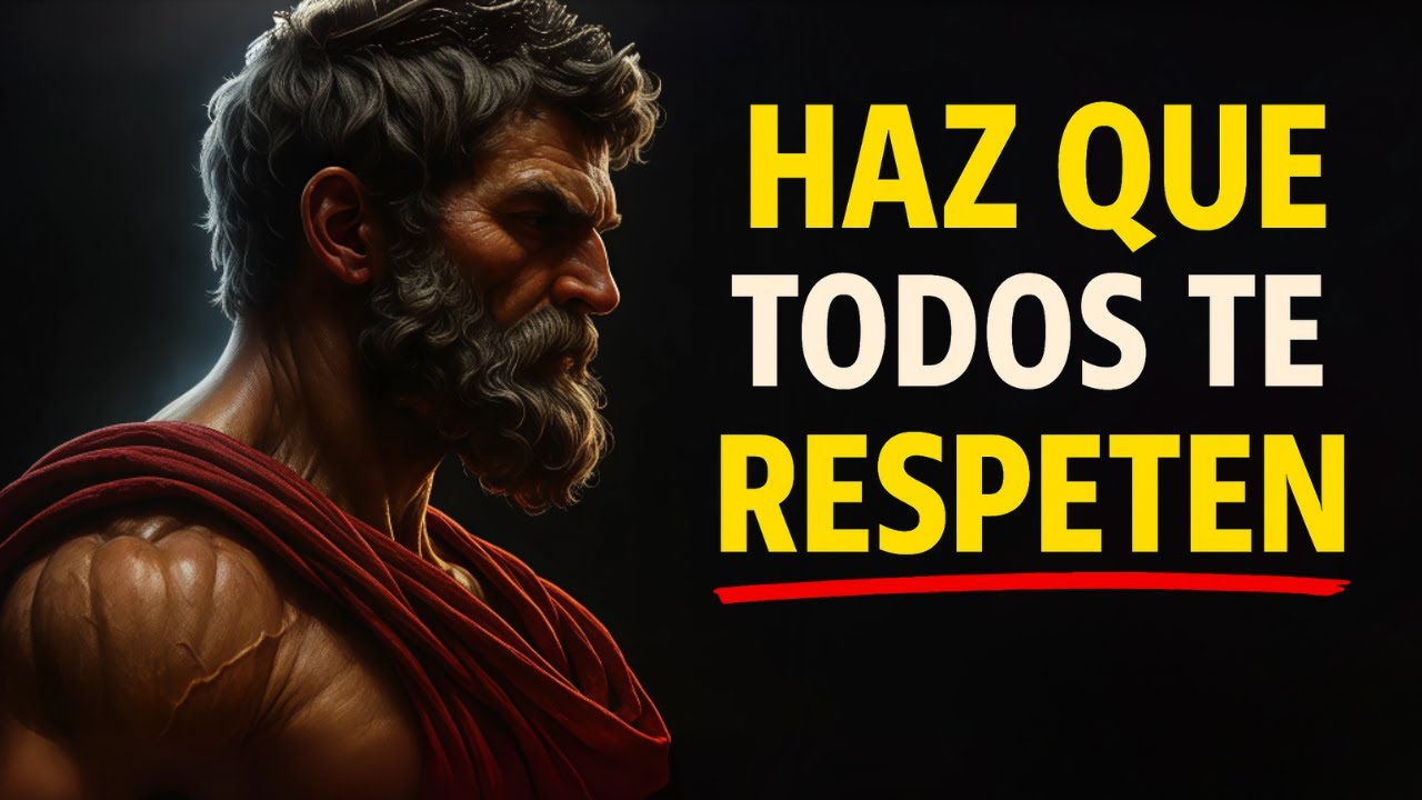 Cómo GANARTE el RESPETO de TODOS con 6 TRUCOS ESTOICOS y PSICOLÓGICOS