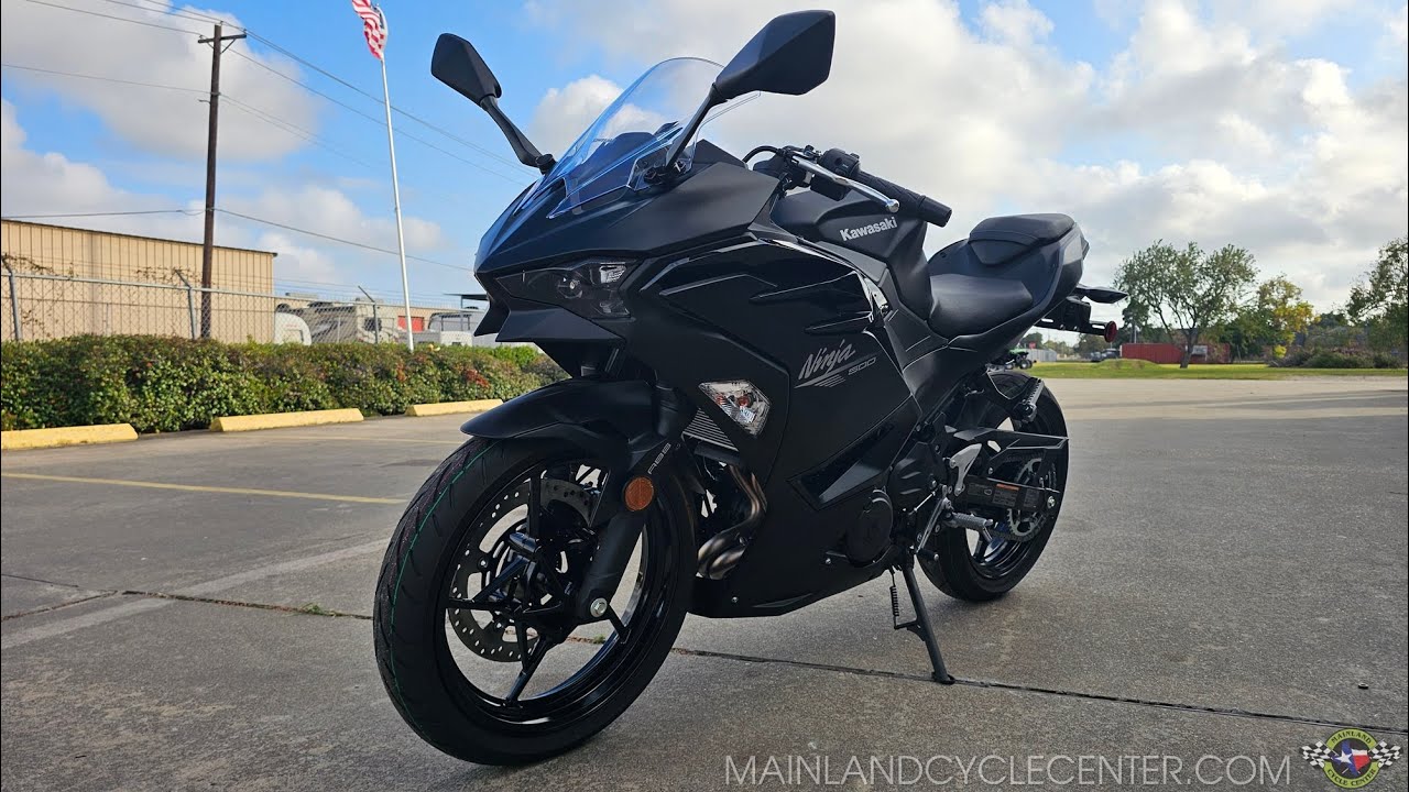 2026 KAWASAKI NINJA 500 ABS BLACKOUT EDITION WALK AROUND