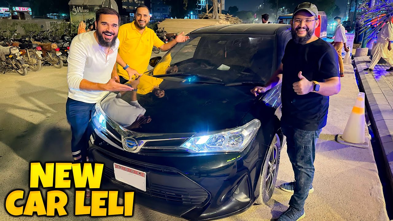 New car leli finally 🚙 first drive and dawat sath sath hogai 😂🍱