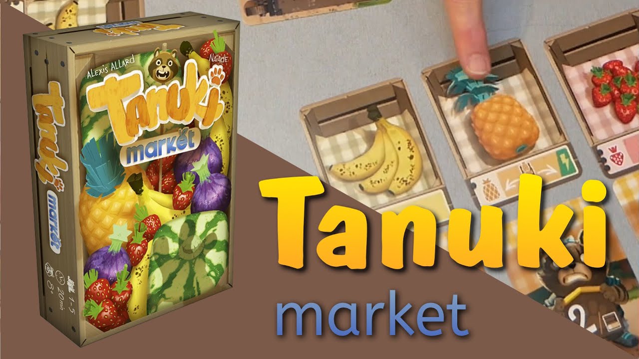 Tanuki Market - découvrons le jeu de société