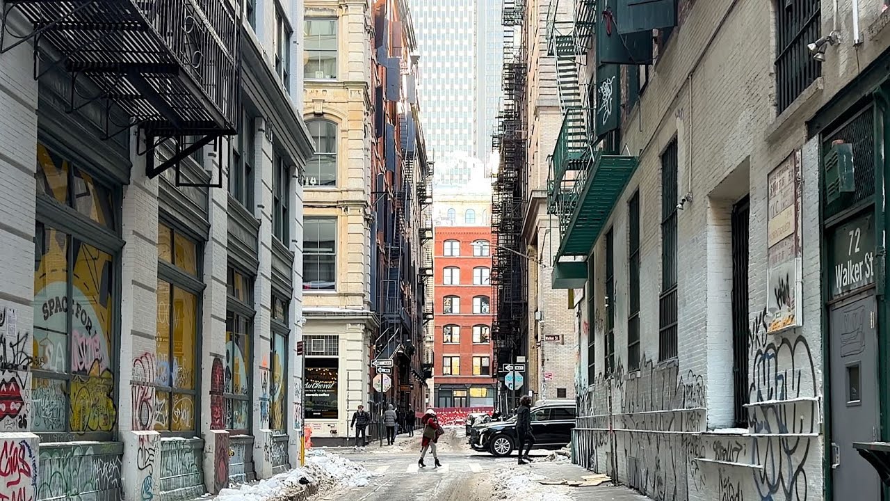 New York  walking 4k