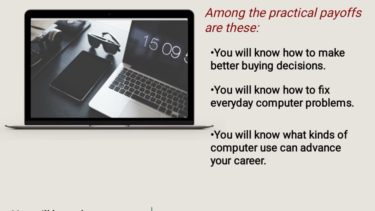 The Practical User: How Becoming Computer Savvy Benefits You (G361)