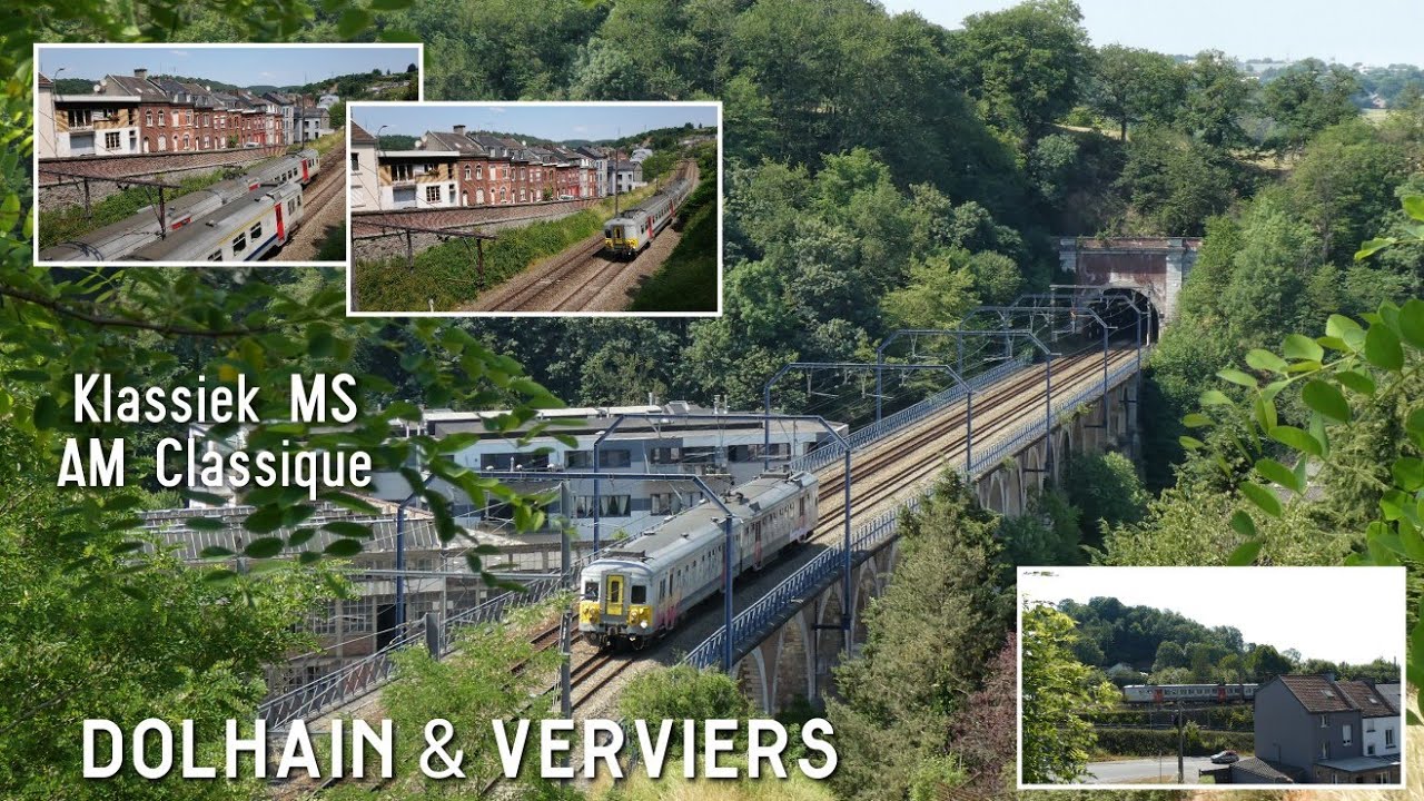 NMBS SNCB/Klassiek MS AM Classique/Dolhain&Verviers incl. Viaduc de Dolhain & Tunnel du Trou-du-Pont