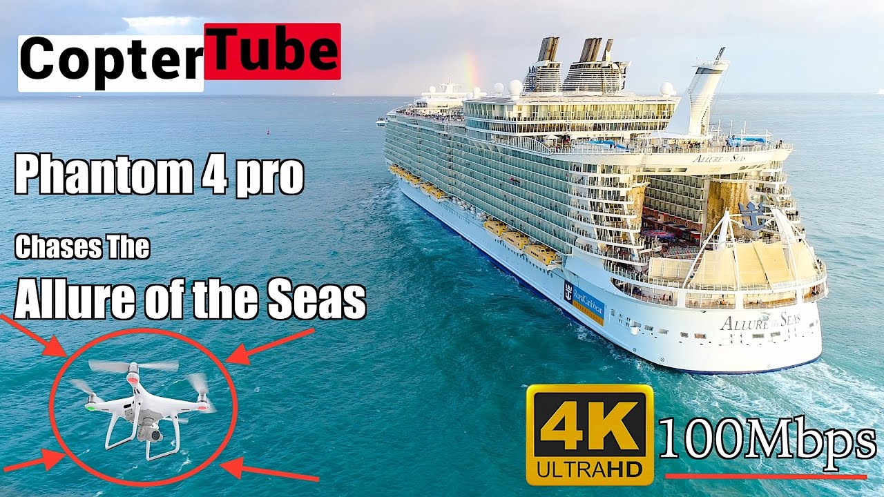 4k live 🔴 footage of Dji Phantom 4Pro 🚁 1-7-2017 Cruise 🛳 chase