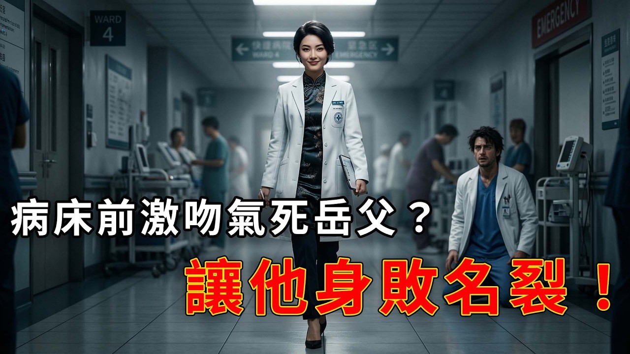 白眼狼丈夫出軌女實習生，竟在病重岳父床前激吻活活氣死恩人！真面目曝光後身敗名裂！