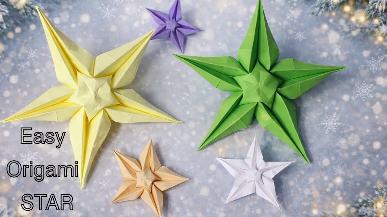 Christmas Origami Star (Easy Tutorial)