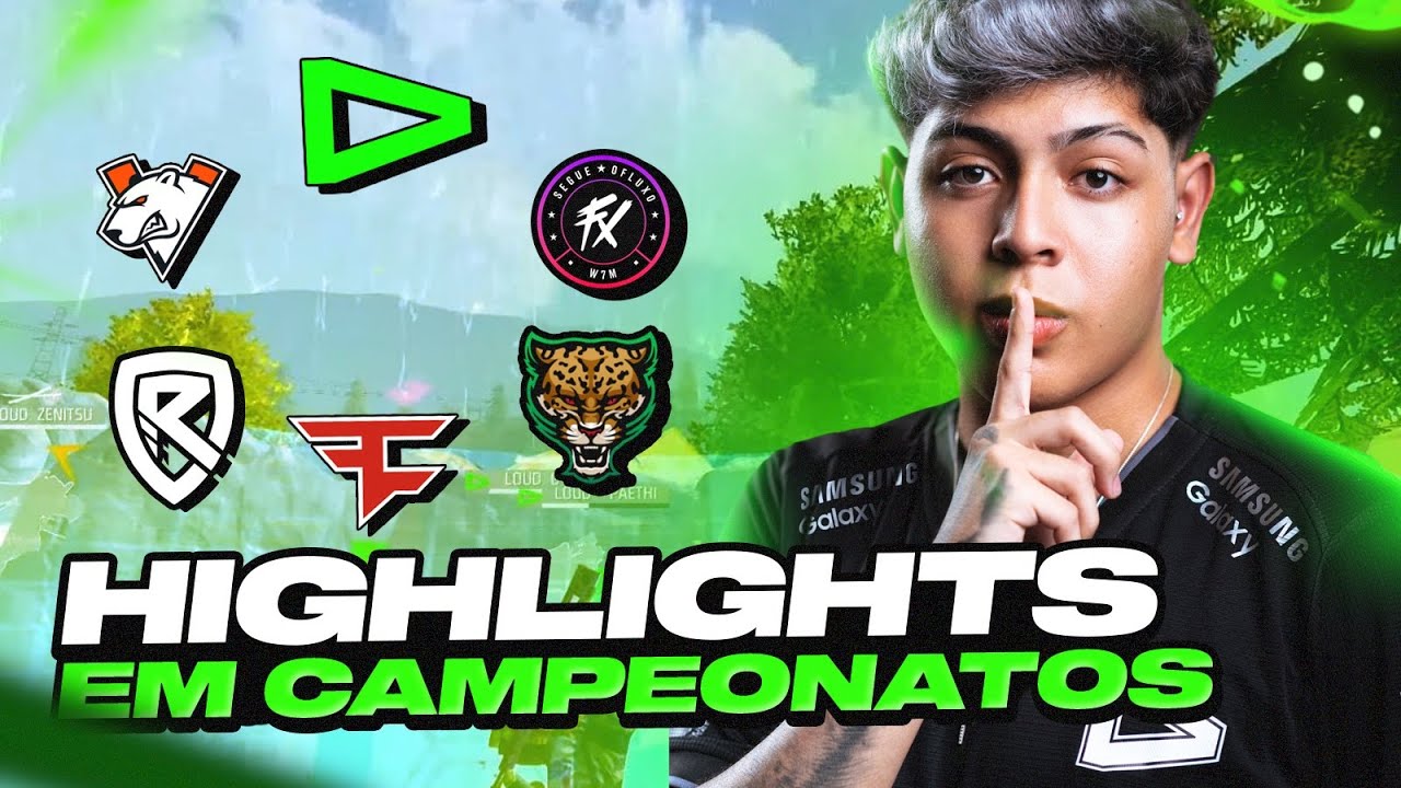 HIGHLIGHTS EM CAMPEONATOS 💚! Free Fire highlight S24 Ultra