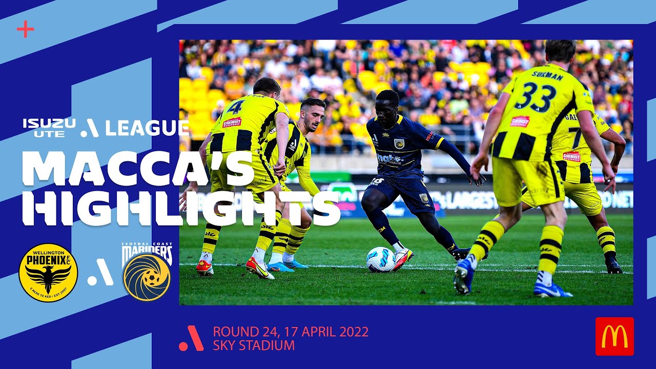 Wellington Phoenix v Central Coast Mariners - Macca's® Extended Highlights | Isuzu UTE A-League