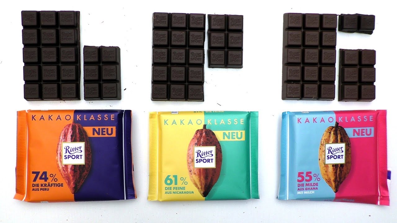 Ritter Sport Kakao Klasse [Dark Chocolates Variants]