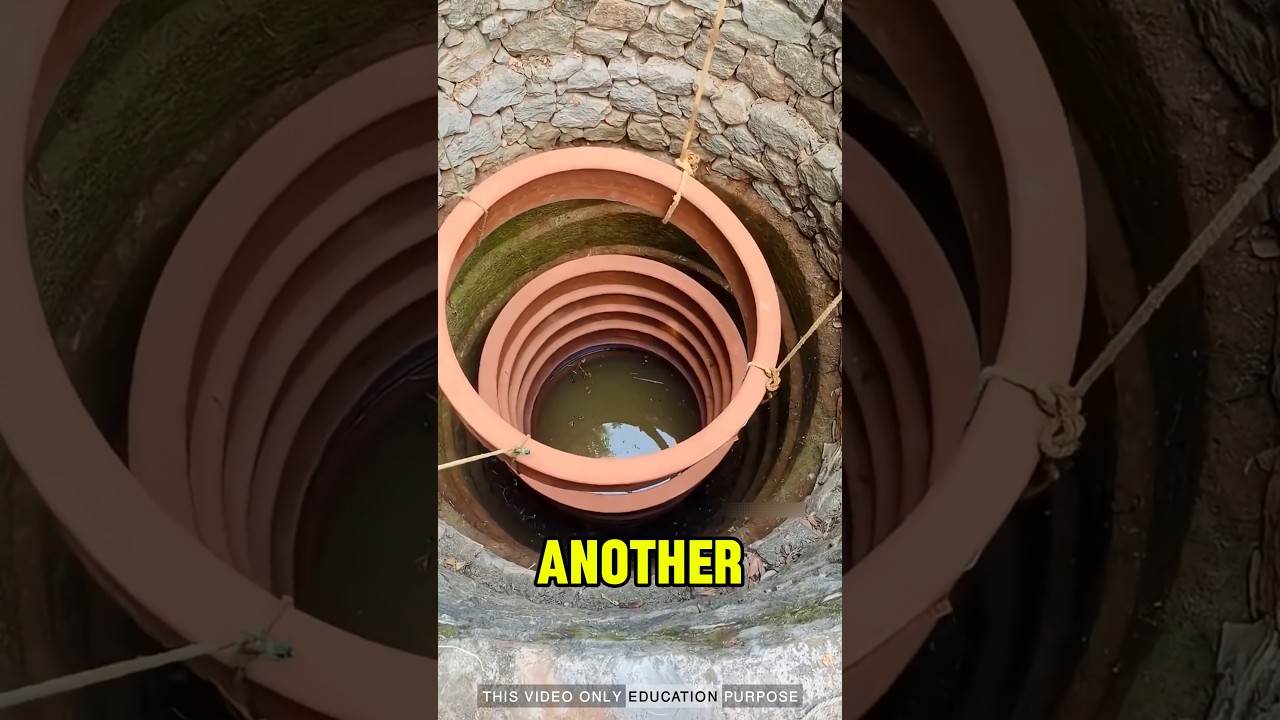 icy cold water well making process: #well #water #shorts