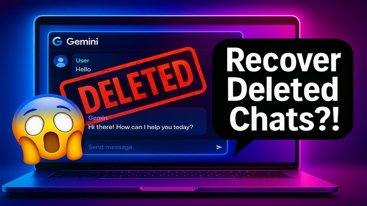 Как восстановить удалённые чаты Gemini? Найдите удалённые чаты Google Gemini на Android и iPhone