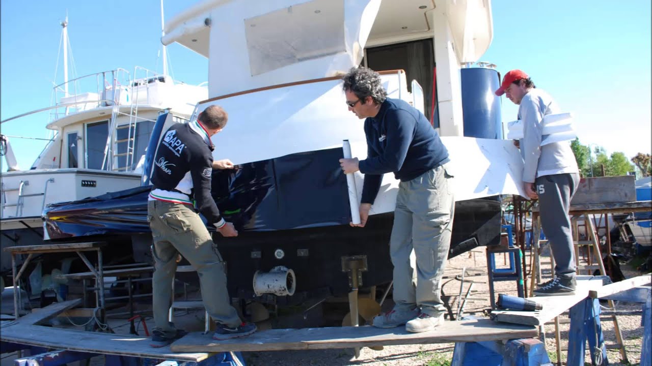 Boat wrapping su 530 MAINE