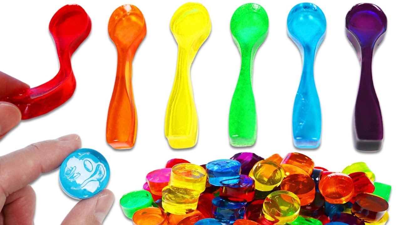How to Make Rainbow Gummy Emojis & Spoons!