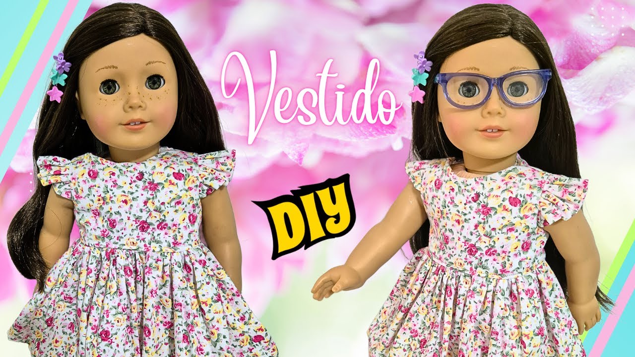 Mangas Borboleta para un vestido de Muñecas 🌺 Tutorial bien explicado!