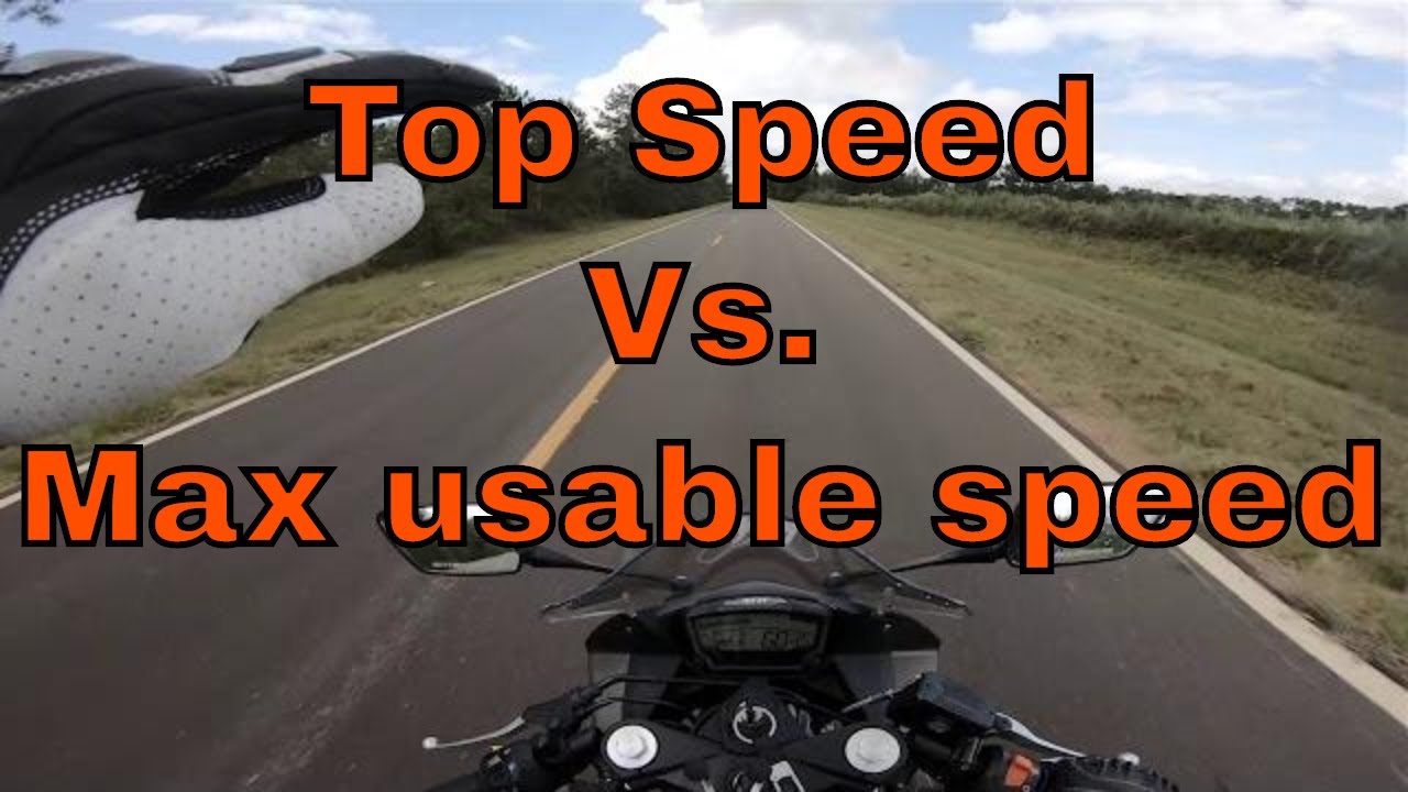 Hyosung GD250R Top Speed vs. Maximum usable speed