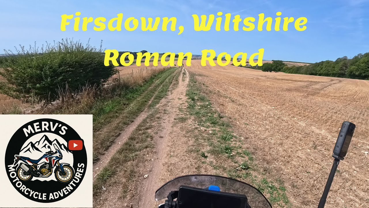 Green Lanes On An Africa Twin - Epic Roman Road, Firsdown, Hampshire