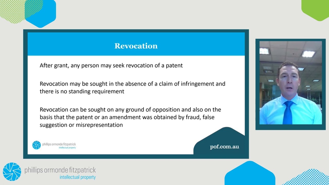 15 minute snapshot | Validity challenges under Australian patent law