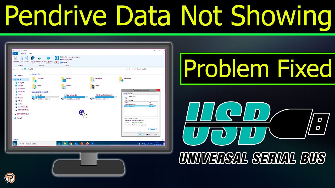 How To Fix Usb Pen Drive That Shows Empty Even When Data Exists [Solved] |